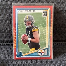 Will Howard Pittsburgh Steelers Set Of 11 Card Lot. Rookies And Inserts Included
