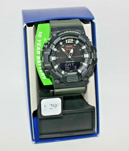 casio illuminator 10 year battery