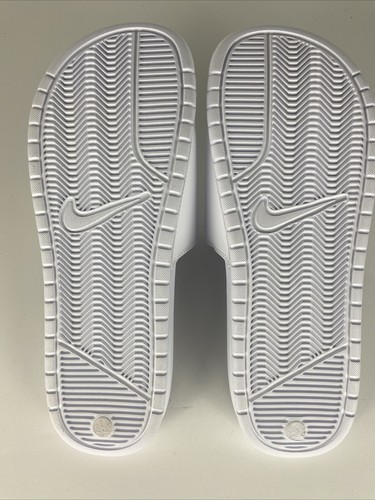 NIKE Womens Benassi JDI Slide Sandals - White Size 11 Women's - NEW IN BOX - Picture 4 of 5