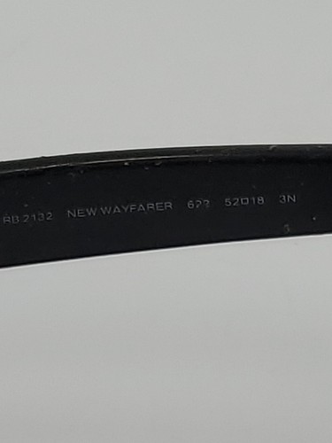 Authentische Ray-Ban RB 2132 Neu Wayfarer 622 Brille NUR RAHMEN Etui enthalten. - Bild 12 von 12