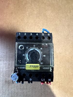 Jumo 701130/0253-001-08/205,245 Temperature Controller 0-120 Degrees C