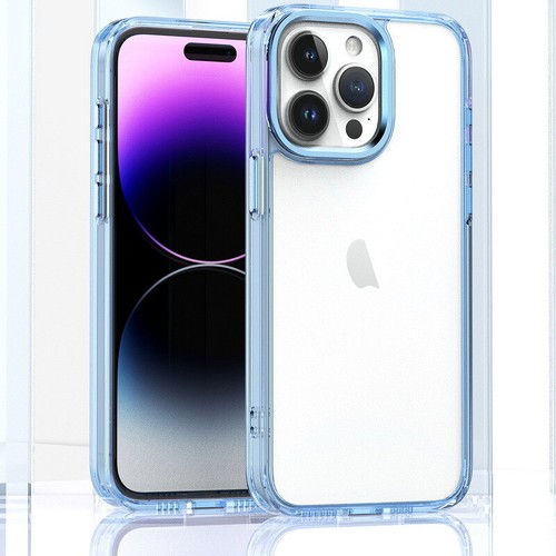 Coque Etui Antichoc Pour iPhone 15 14 13 Pro Max 12 11 Slim Transparent PC Case - Photo 15 sur 18