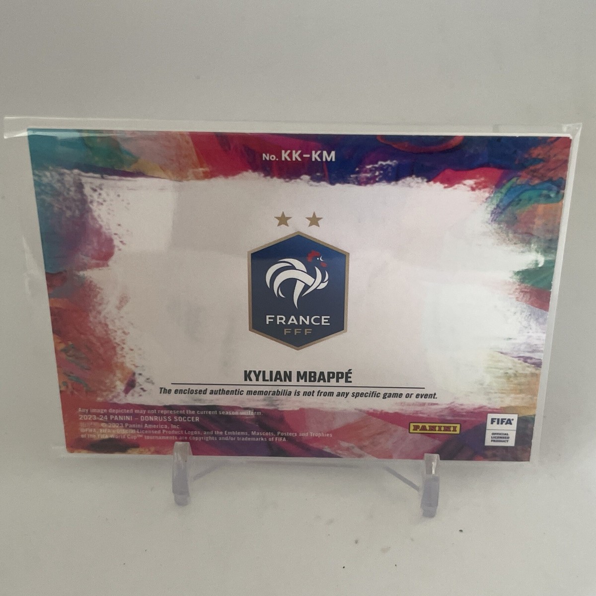 Carte à Collectionner Panini Donruss Soccer 2023-24 – Kylian Mbappé Argyle #17 – SP (Short Print)