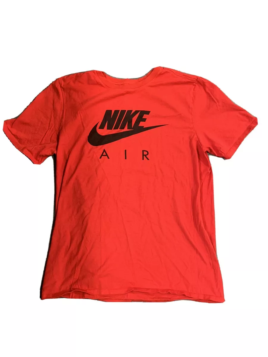 The NIKE Tee Mens red Nike Air short sleeve Athletic Cut T shirt size M