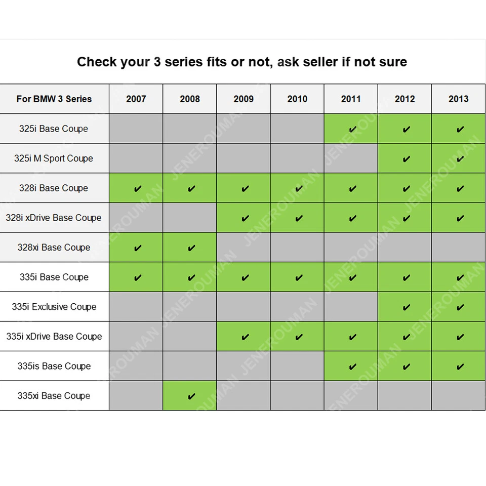 Glossy Black Coupe E92 Rear Trunk Spoiler M4 Style for 07-13 BMW 328i 335i 325i Foto 2 de 4