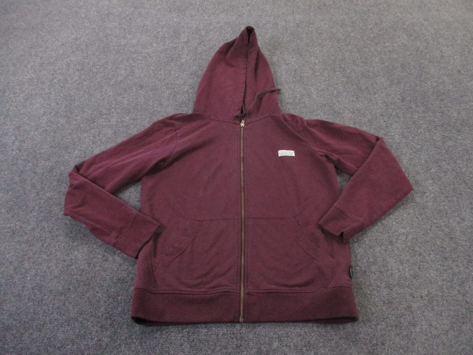Patagonia Jacket Mens S Red Outdoors Hiking Logo Hoodie Casual Stretch 35961