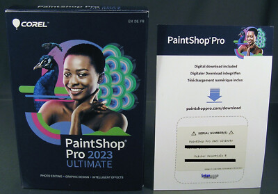 Corel PaintShop Pro 2023 Ultimate Full Version Win Box Perpetual License DE/ML NEW