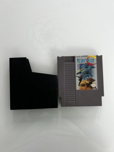 Super C Nintendo Entertainment System NES Authentic Cartridge Game Contra Tested - Afbeelding 1 van 3