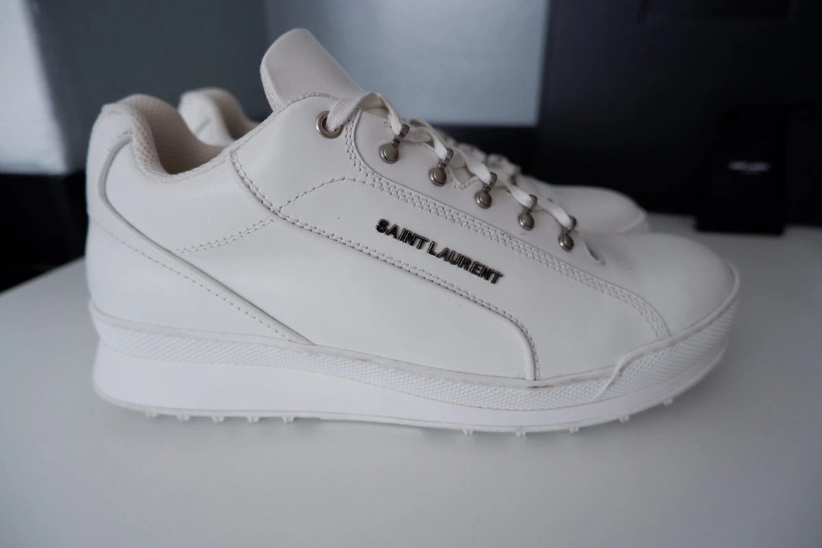 Saint laurent deals white jump sneakers