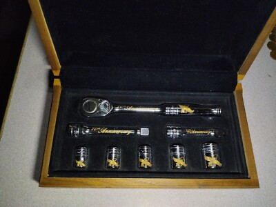 #ad #ad Snap on Tools 70th Anniv 24K Gold Ratchet amp; Socket Set Vintage in Walnut Box NR $269.99