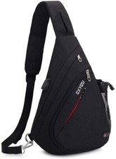 Crossbody Brust-Schulter-Rucksack unisex mit Ladeanschluss NEU OVP