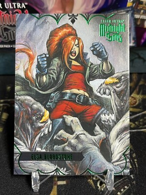 2023 Fleer Ultra Midnight Sons ELSA BLOODSTONE GREEN PARALLEL #37