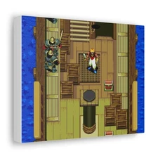 Beyond Oasis SEGA Genesis Retro 90's 16-Bit Video Game Pixel Art Canvas 3x Sizes