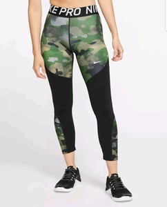 nike black camo leggings