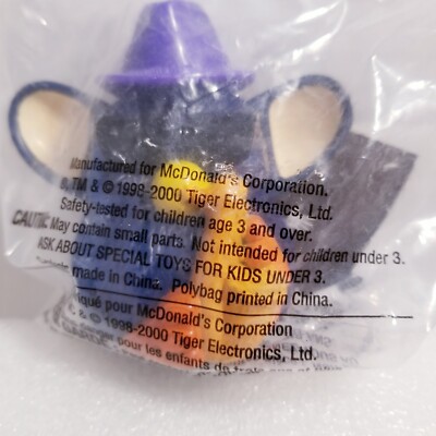 VINTAGE 2000 McDonald s Happy Meal Toy #7 TIGER FURBY MUSICIAN NEW IN PKG!