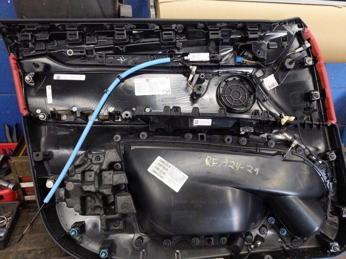 15 16 17 18 19 BMW X6 OEM Right Front Door Trim Panel Coral Red