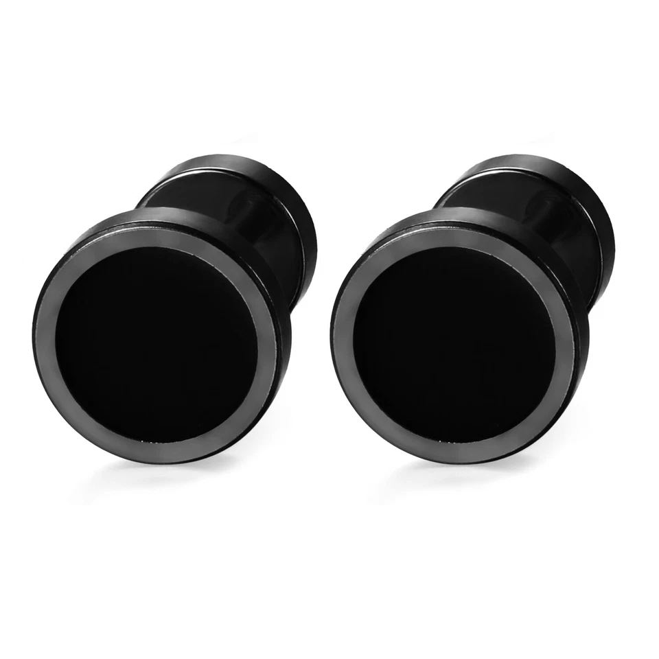 Pendientes de aro de plumas cruzadas de acero inoxidable de 40 piezas para hombres y mujeres Foto 2 de 4