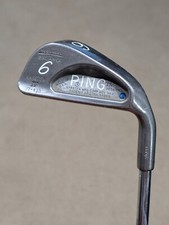 PING Karsten IV Single 6 Iron Blue Dot Regular Flex Steel Shaft Mens RH USA Made