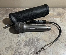 SONY F-V420 Dynamic Vocal Microphone With Cable Adapter Adam AMT-1C in a case