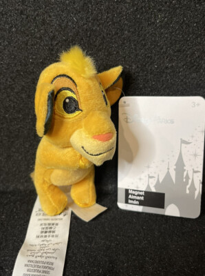 Disney Lion King Simba Small Magnet Hands Plush New