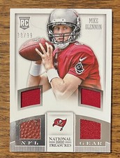Mike Glennon 2013 Panini National Treasures NFL GEAR RC Rookie Quad #28    38/99