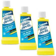 Carbona Stain Devils 3 Pack of 3 1.7 Fl Oz Ink Stain Remover for Fabrics