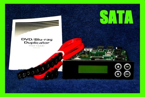 #a92 1 to 1, 1-1 SATA 16X:Blu-ray BDXL 24X:DVD LightScribe duplicator controller - Afbeelding 1 van 1