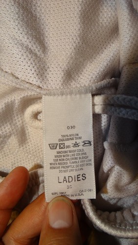 Vintage Women's Rawlings Mark Of A Pro Shorts Red White Blue Size 30 Made In USA - Picture 8 of 8