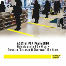 Social Distancing Floor Marking Tape, Yellow