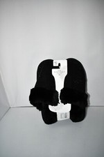 Spa Essentials by Sleep Sense slippers in Black W Rhinestone Size: XL 11-12 NWT