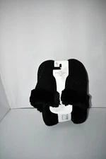 Spa Essentials by Sleep Sense slippers in Black W Rhinestone Size: XL(11-12) NWT