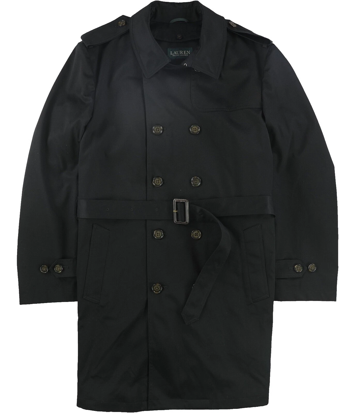 Negro Lauren Ralph Lauren Trench abrigos, chaquetas y chalecos para hombres