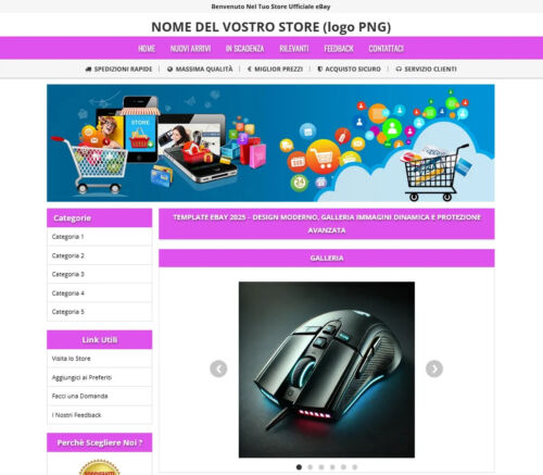 ๐น Template eBay 2025 โ Nuova Galleria (On/Off) Sistema di Sicurezza Avanzato ๐น - Foto 8 di 14