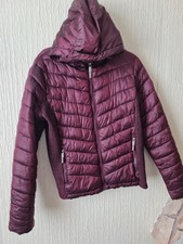 Superdry Wine Fuji Jacket For Women Size 16uk Express Shipping