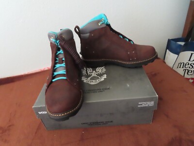 WOLVERINE HALO SPARTAN UNSC Limited Edition Leather Boots foxwood seal 