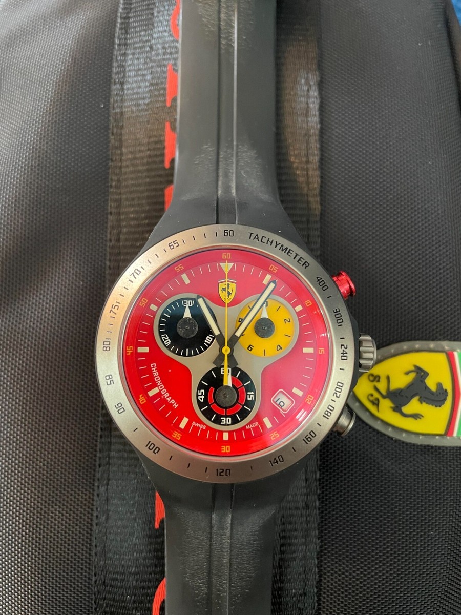 SCUDERIA FERRARI フェラーリ PITCREW クロノグラフ SCUDERIA FERRARI フェラーリ PITCREW クロノグラフ - メルカリ
