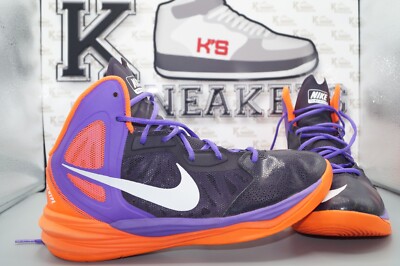 Nike Prime Hype DF Cave Purple Hyper EU 45 US 11 Orange Sportschuhe 683705-500
