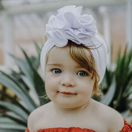 Diademas para bebé con flores turbante accesorios para el cabello encaje  banda para el cabello pañuelos de cumpleaños | eBay