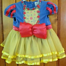 Disney Princess Snow White Sleeper Costume 12-18 Months Sparkly Dress w Tulle