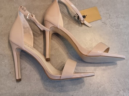Sandalias de tacón patente miso apenas allí desnudo talla 6 precio de venta sugerido por el fabricante £50 - Imagen 8 de 11