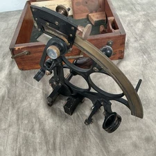 Antique John Parkes & Sons Marine Sextant British Made Liverpool