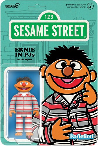 Super7 - Sesame Street - ReAction Figures Wv6 - Ernie (PJs) [New