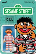 Super7 - Sesame Street - ReAction Figures Wv6 - Ernie PJs New Toy Action F