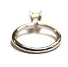 IGI 14K White gold Emerald cut 1.02ct VS2 G Lab Grown Diamond engagement Ring 7 — photo 5