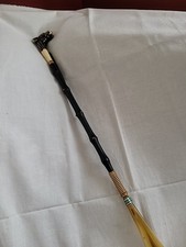 Vintage Long Handle Shoe Horn Dog Head Great Dane Made in Italy 20"