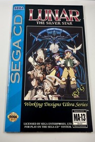 Lunar: The Silver Star (Sega CD, 1993) Complete / CIB - NO REG CARD - Tested