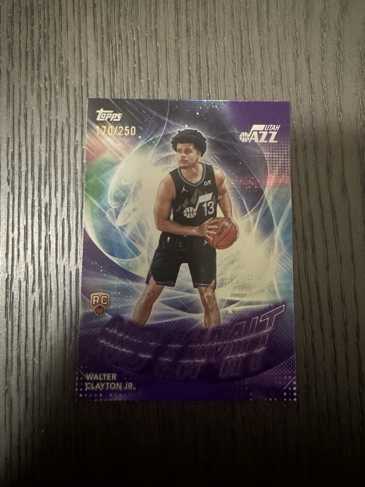 2025-26 Topps Basketball No Limit Walter Clayton Jr. Purple Rainbow /250 #NL-18