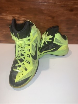 Nike Hyperdunk 2012 Men's Volt / Black Basketball Shoes US Size 11.5