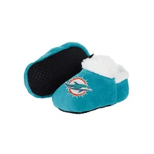 Miami Dolphins Logo Baby Bootie Slipper Small
