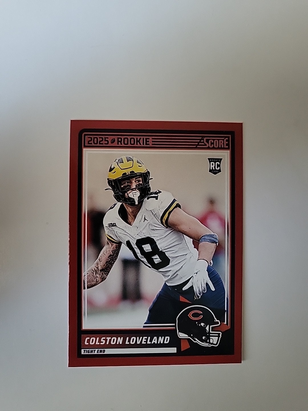 2025 Score - Rookies Colston Loveland #31 Red (RC)